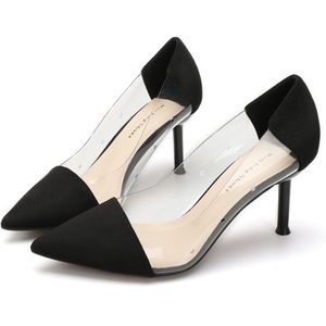 Faux Suede Pointed Toe Heels NWB